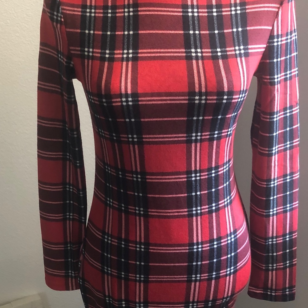 Plaid Bodycon Dress